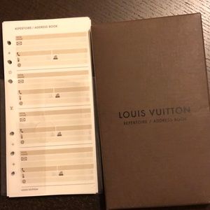 Louis VUITTON address book ❤️ for Agenda MM